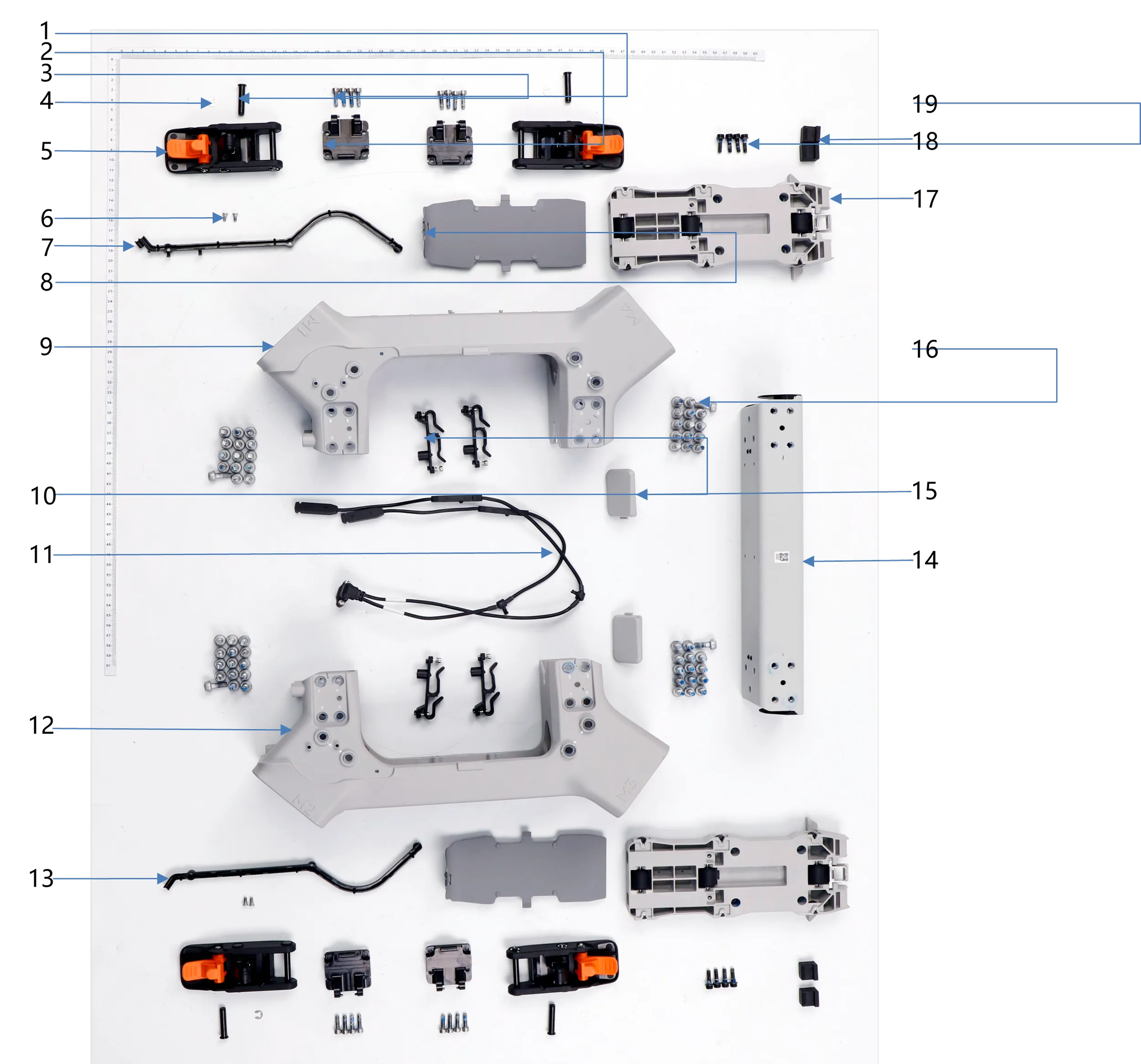 Estrutura Central e Traseira
